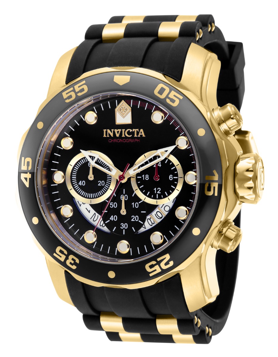 Invicta pro diver black gold hotsell