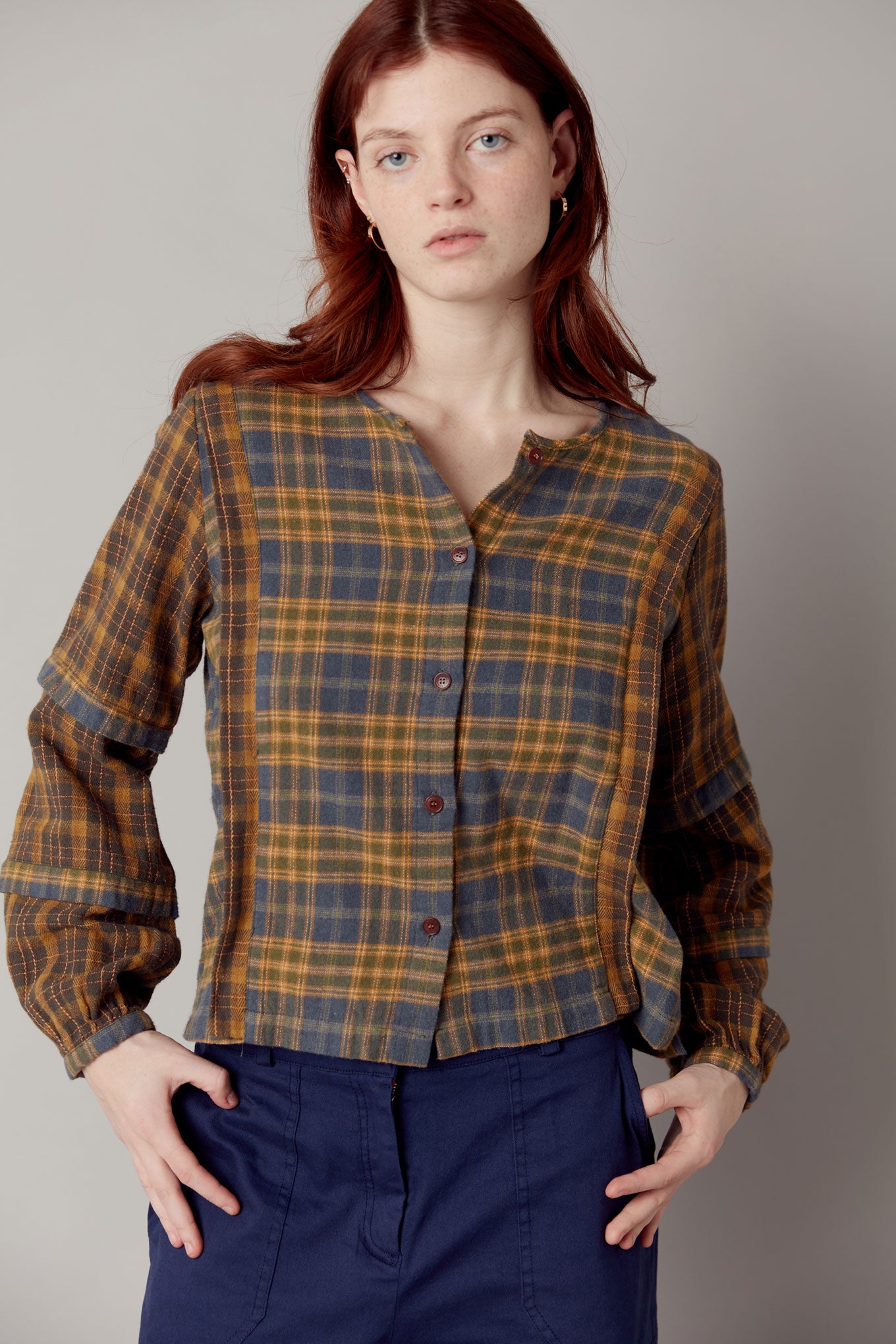 LOTUS - Organic Cotton Flannel Top - Borderfree