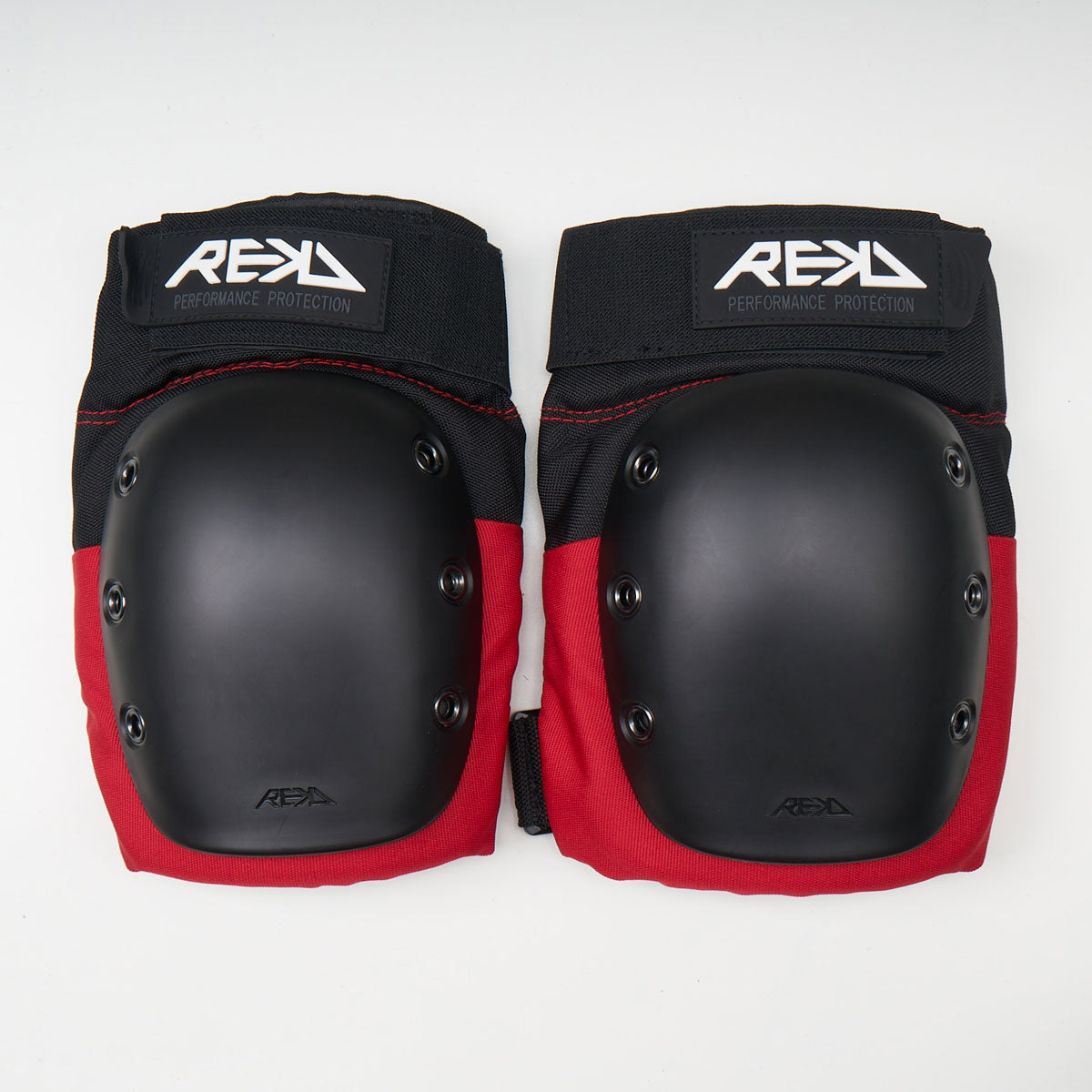 REKD Ramp Knee Pads - Red - Borderfree